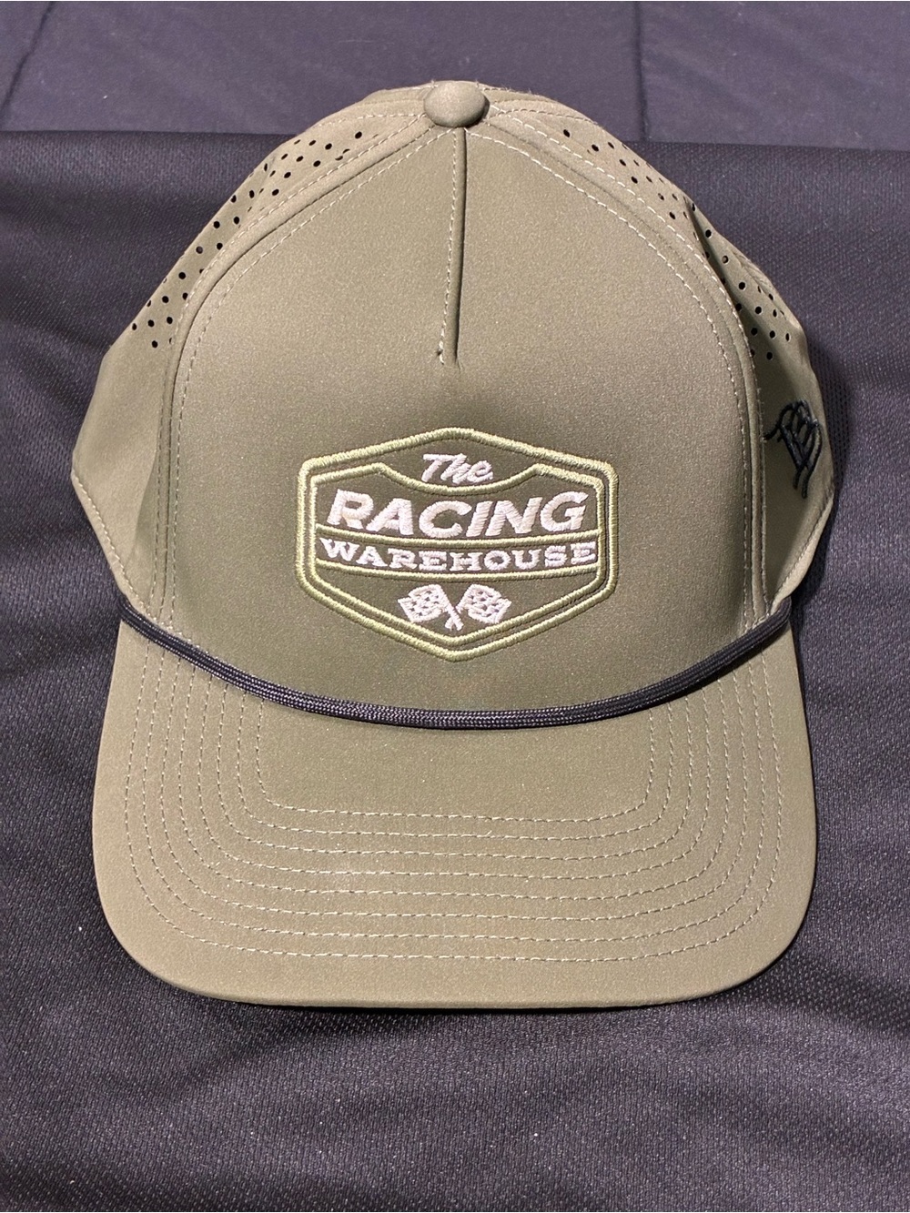 Olive Green Racing Warehouse Men’s Trucker Cap